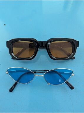 Black Frame Brown Lens Sunglasses - Unbranded